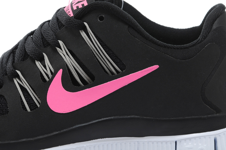 Nouveau Nike Free 5.0 femmes noir rose (4)